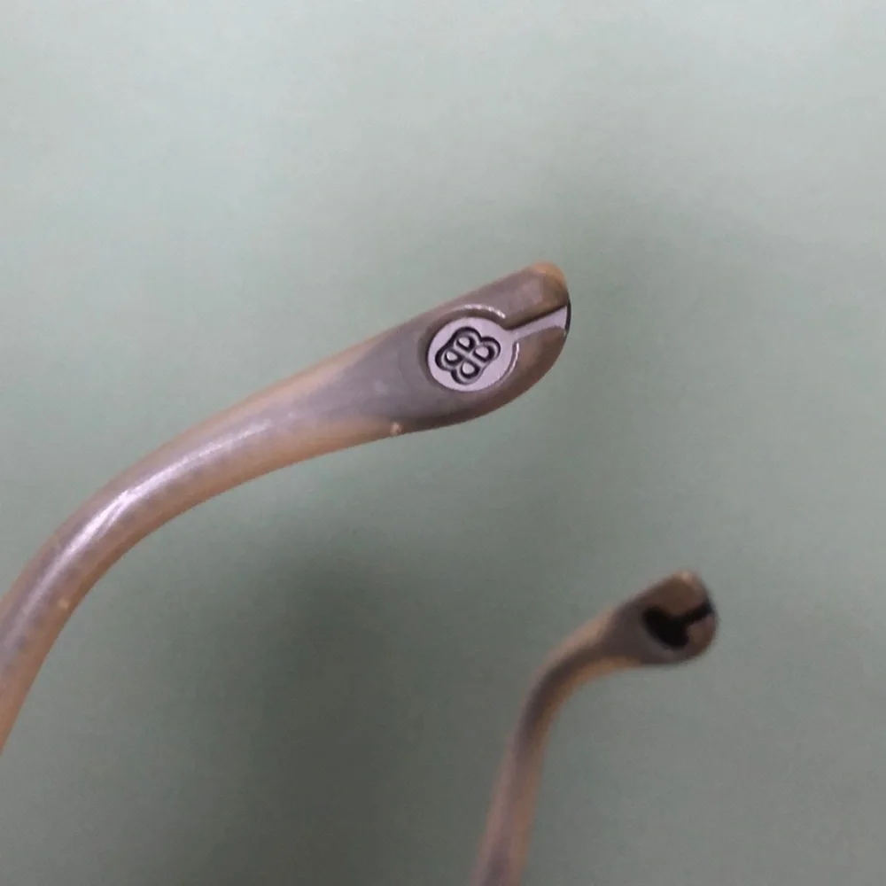 Balenciaga Grey Taupe Prescription Eyewear With Coa
